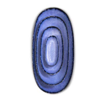 Amazonia Servierplatte Größe -M- in blau