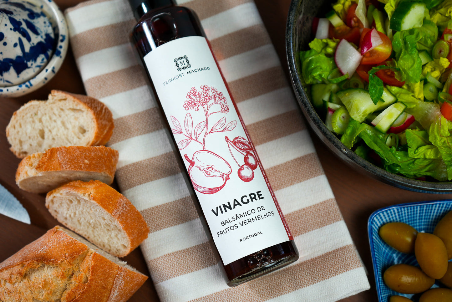 6x Balsamico Essig aus roten Früchten 5%, 250ml | Feinkost Machado