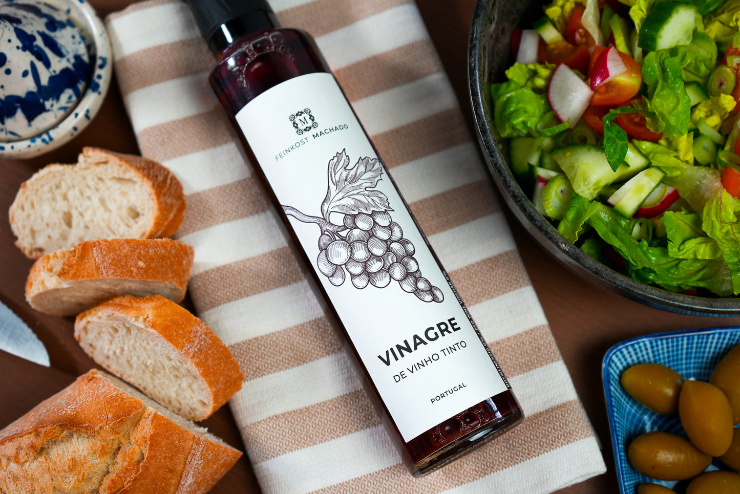 6x Rotweinessig 6%, 250ml | Feinkost Machado