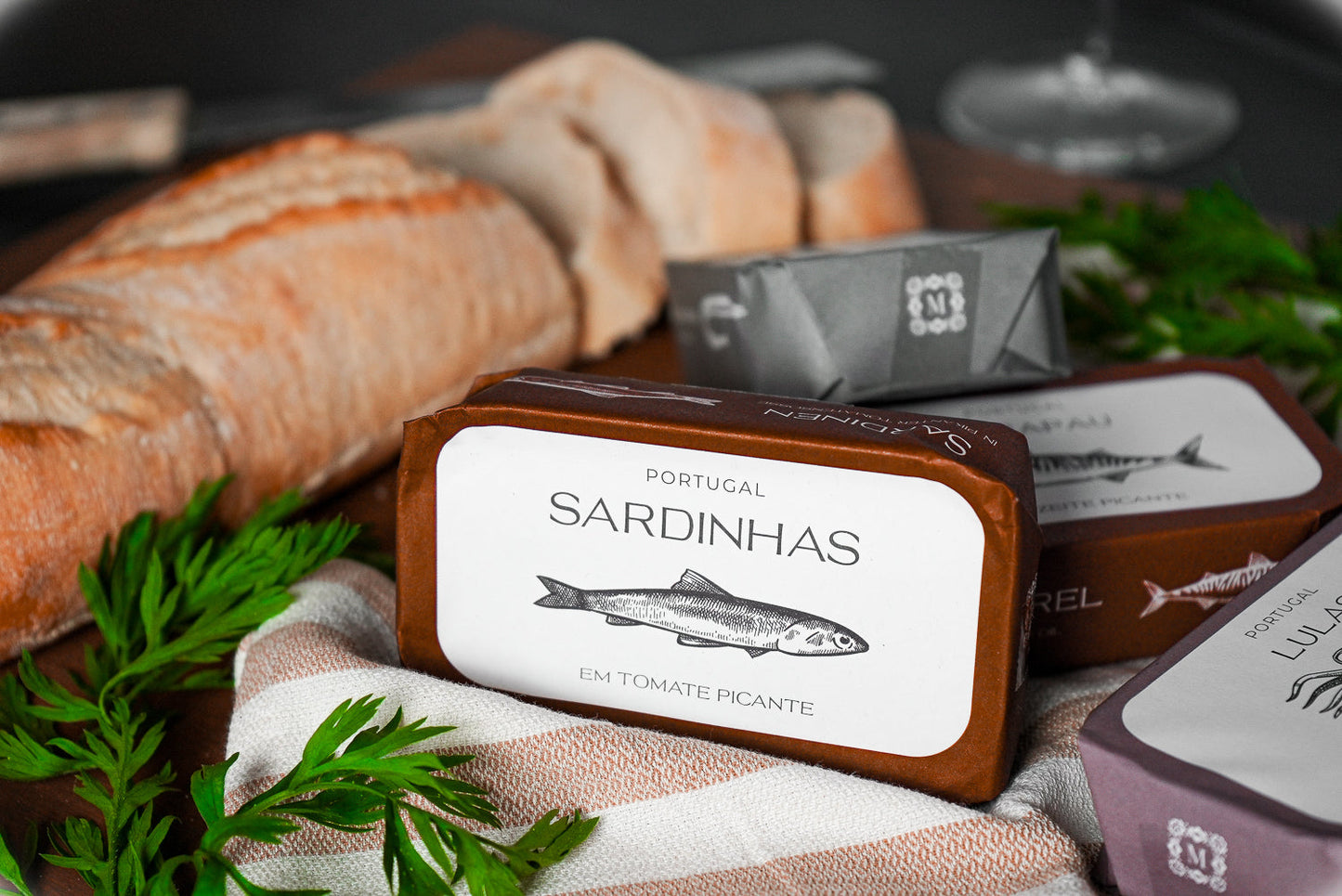 10x Feinkost Machado - Sardinen in pikanter Tomatensoße