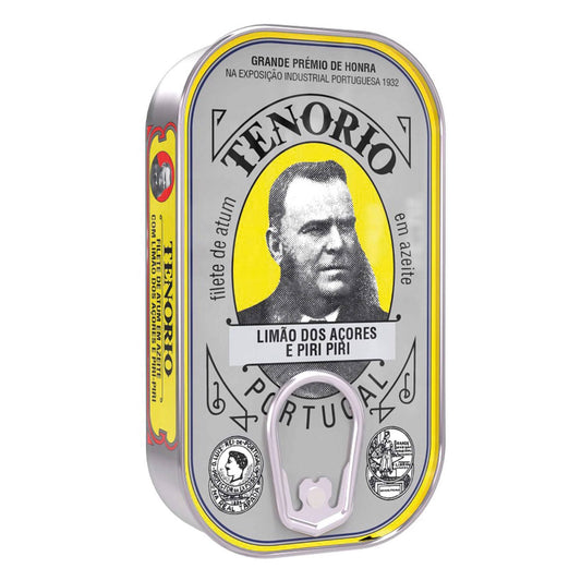 10x Tenorio Thunfisch Filets in Olivenöl mit Zitrone und Chilli