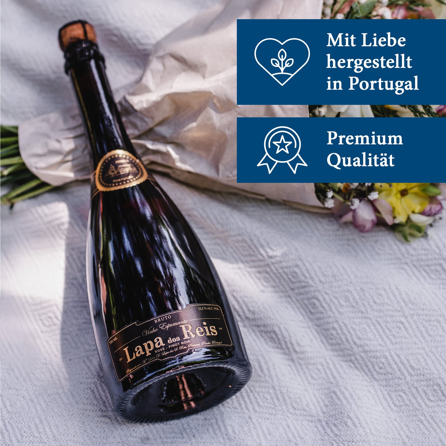 6x Lapa dos Reis Sekt Rose