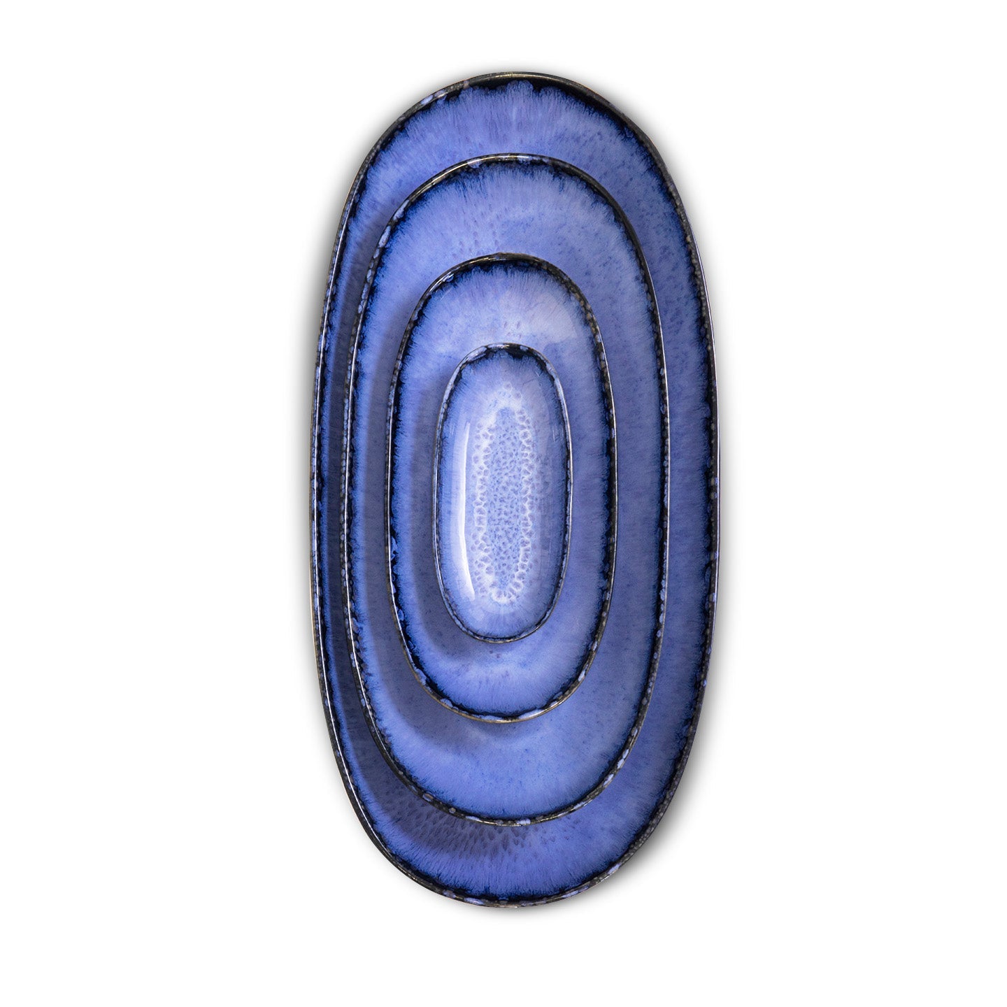 Amazonia blau 4er Servierset