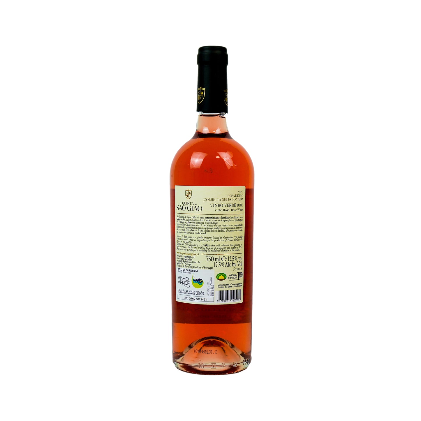 6x Quinta Sao Giao Vinho Verde Espadeiro Rose