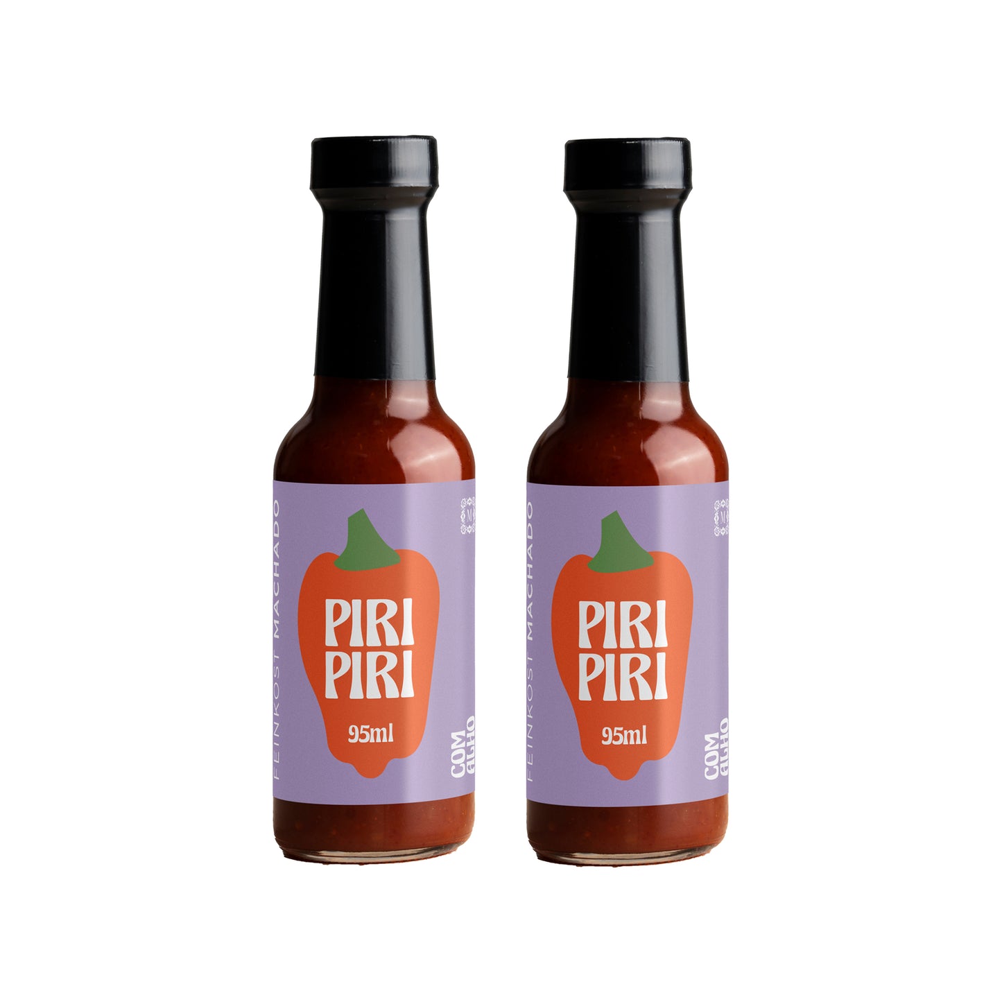 12x Feinkost Machado - Piri Piri mit Knoblauch 95ml