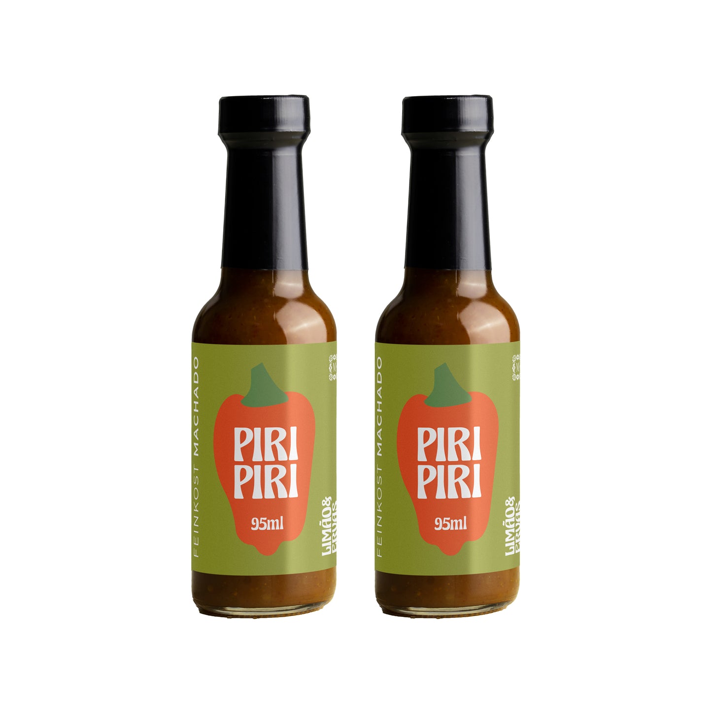 12x Feinkost Machado - Piri Piri Zitrone und Kräuter 95ml