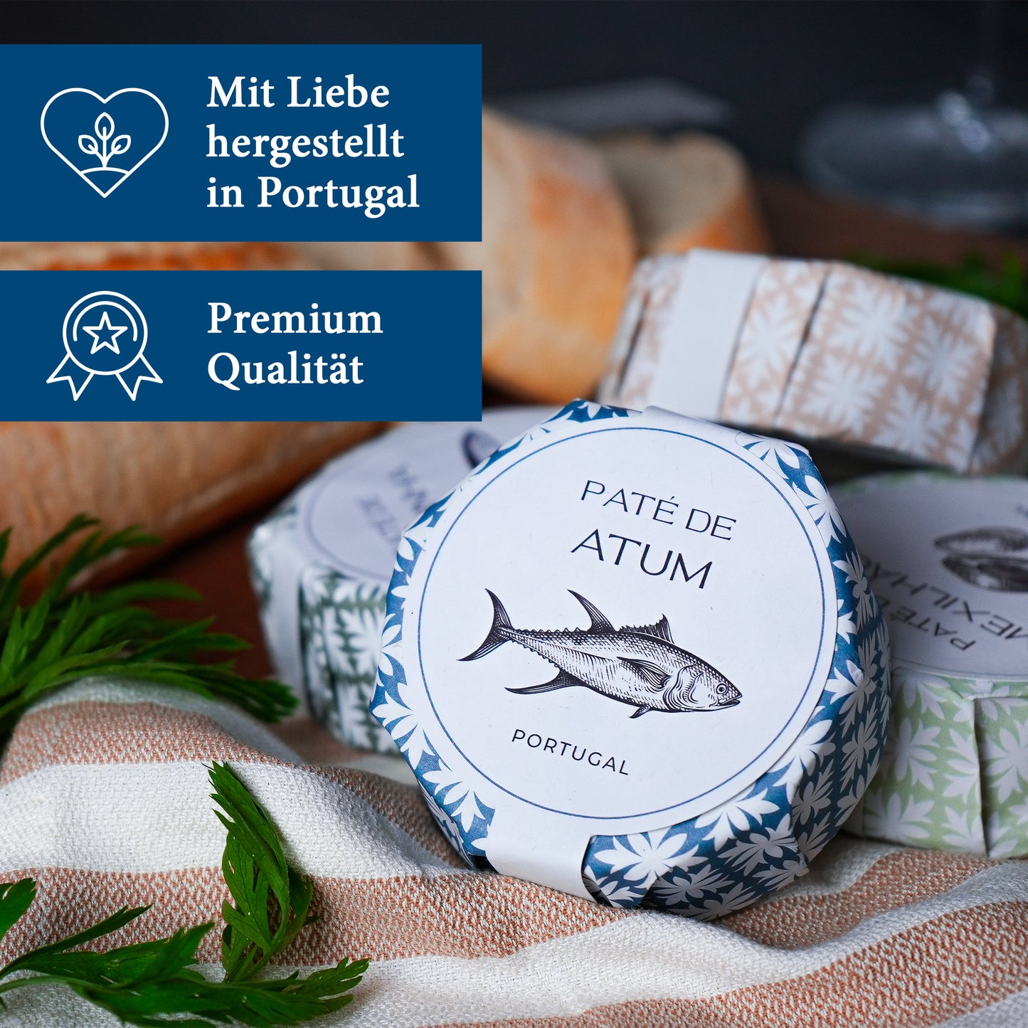 10x Feinkost Machado - Thunfisch Paté 85g