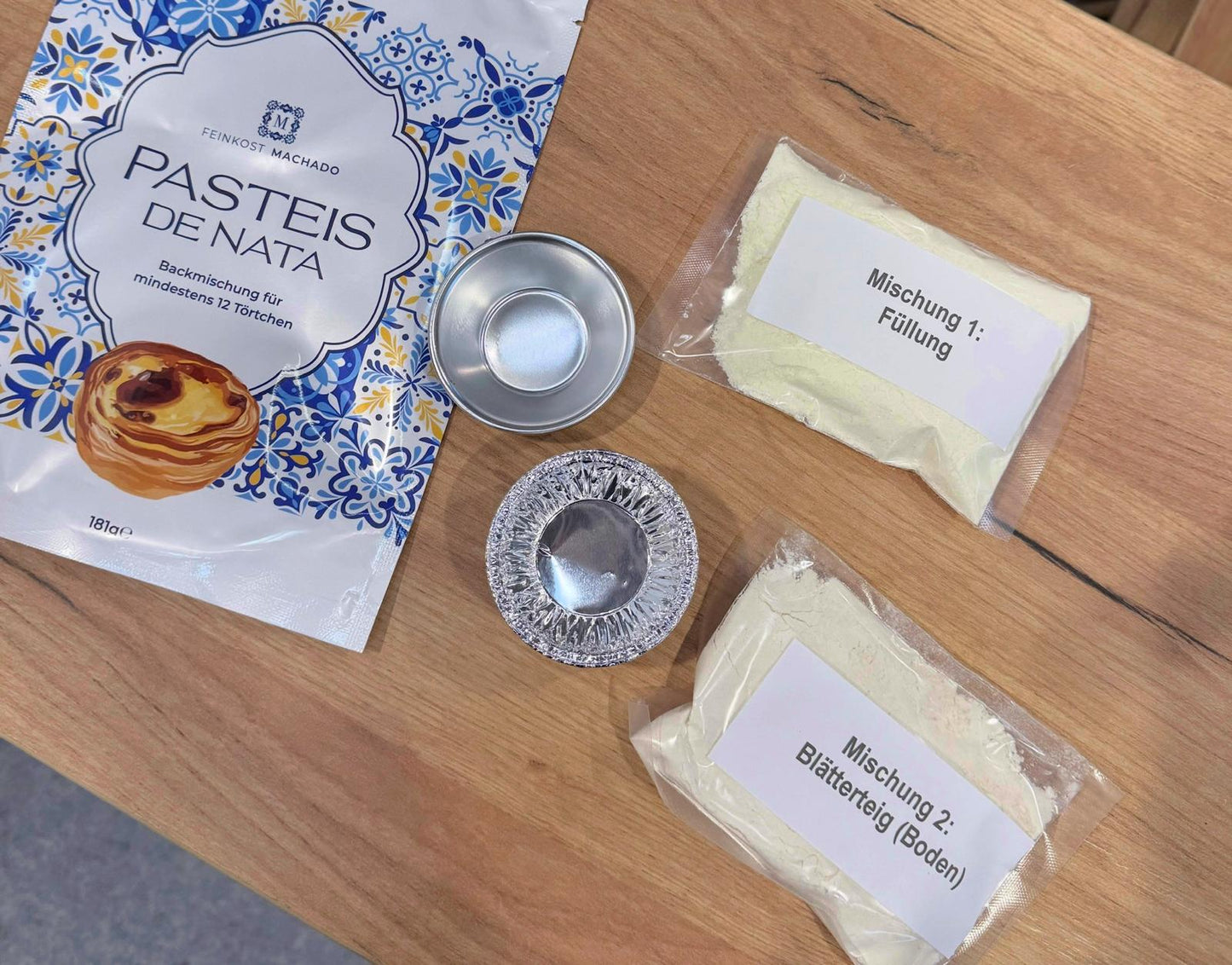6x Backmischung für Pastéis de Nata