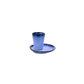 6er Set Amazonia Espressotasse mit Unterteller in  blau