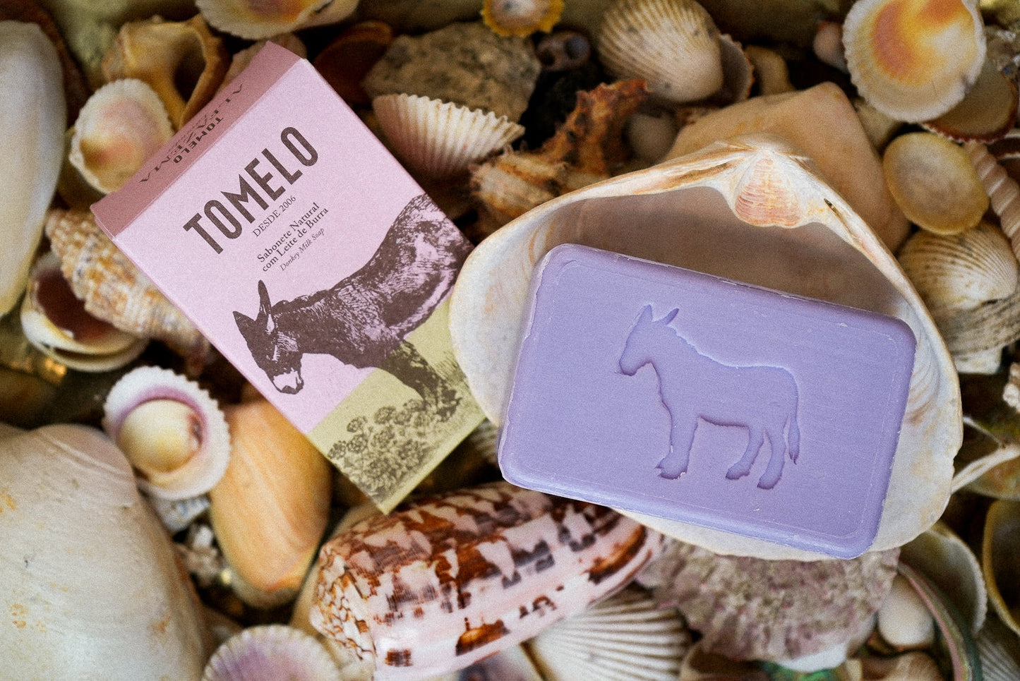 6x Seife aus Eselsmilch mit Lavendel - Tomelo