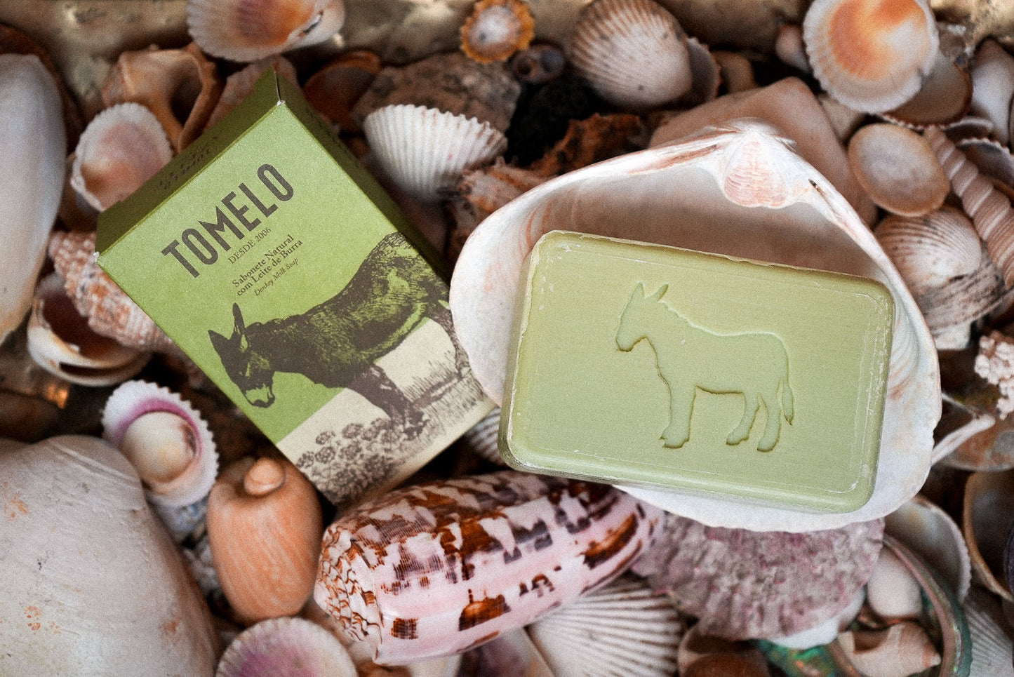 6x Seife aus Eselsmilch mit Olivenöl - Tomelo
