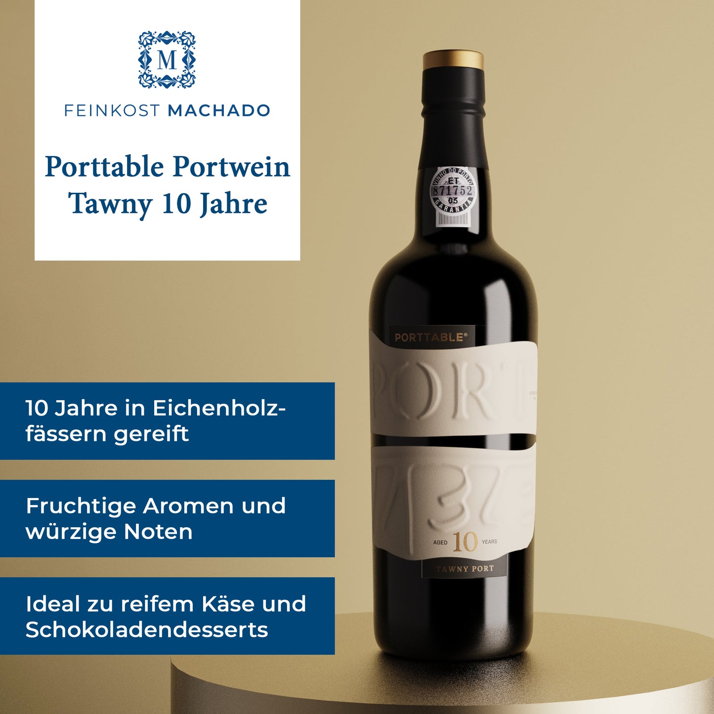 6x Porttable Portwein - Tawny